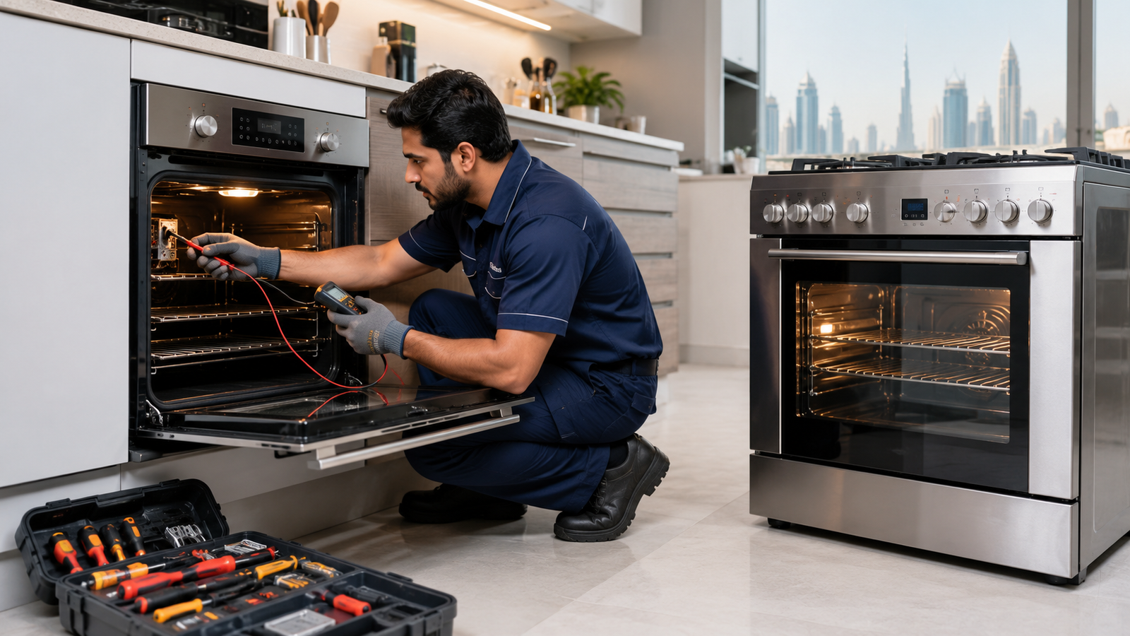 Samsung Service Center UAE repairing built-in and freestanding Samsung ovens