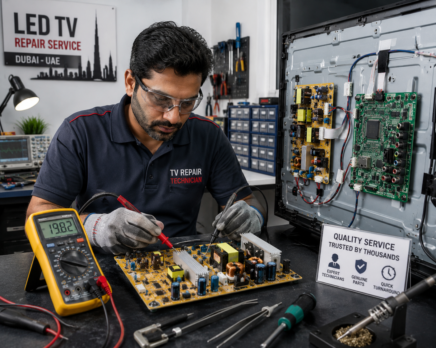 Genuine spare parts used by our Samsung Service Centre technicians in the UAE